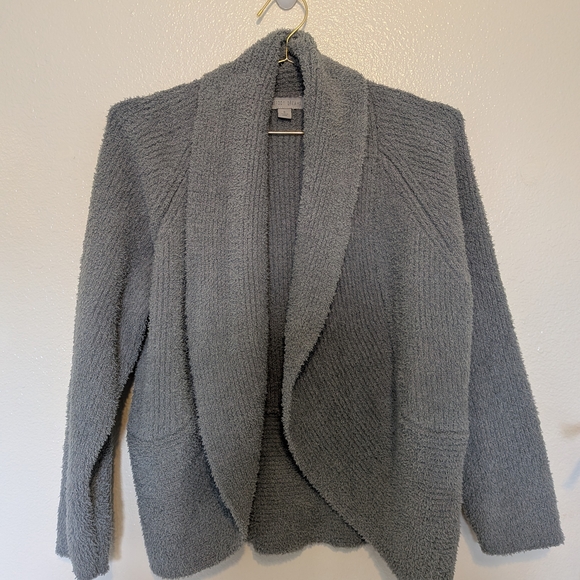 Barefoot Dreams Sweaters - Barefoot Dreams Soft Gray Cardigan